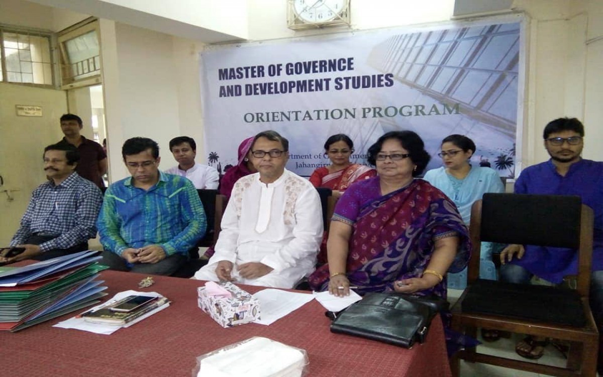 Master of Governance and Development Studies orientation Program 2019